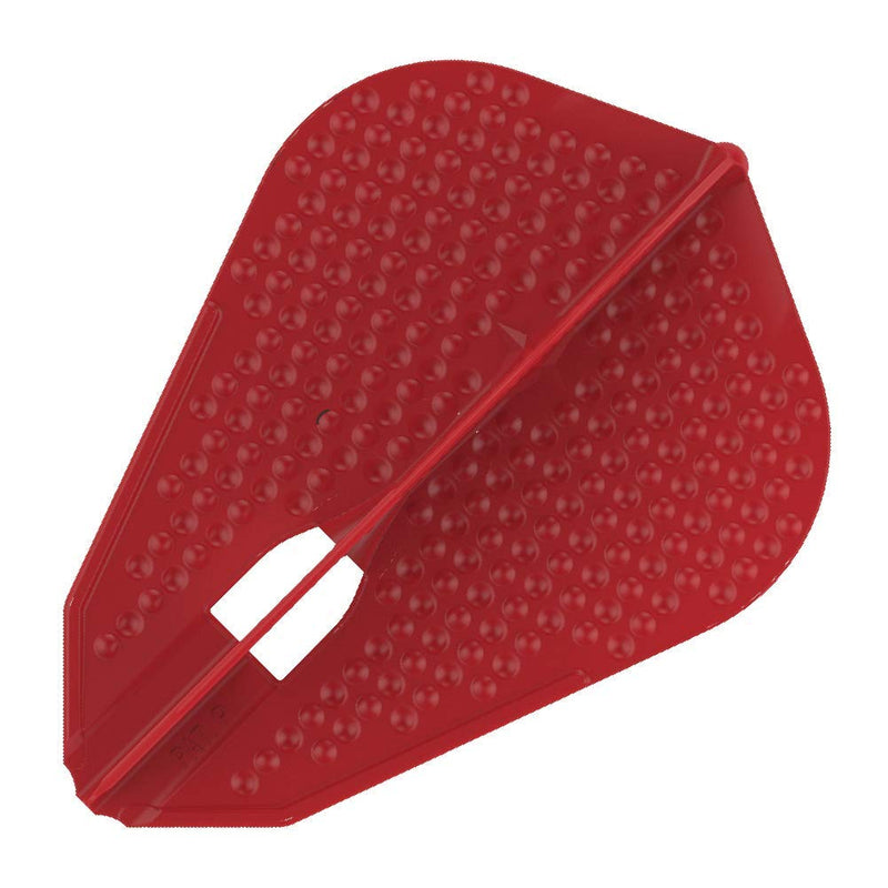 [AUSTRALIA] - LSTYLE Dart Flights: L9d PRO Fantail Shape - Dimpled Texture Flight Red 