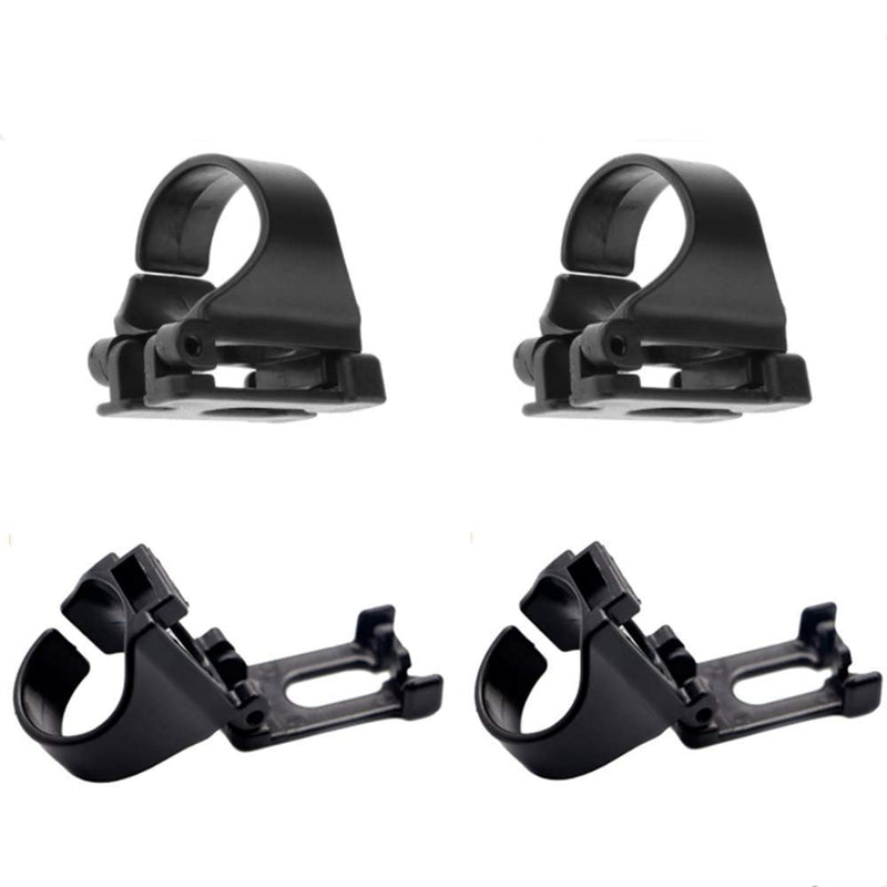 [AUSTRALIA] - Powerer 8 Pack Scuba Dive Universal Plastic Clip Snorkel Keeper Tube Holder, Scuba Diving Dive Snorkeling Silicone Snorkel Mask Strap Keeper Holder Clip Retainer Attachment Gear Spare Part Accessories 