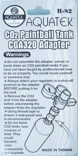 [AUSTRALIA] - AQUATEK CO2 Paintball Tank Adapter for CGA 320 Standard CO2 Regulator 