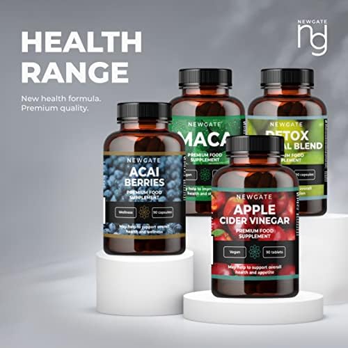 Newgate Labs Apple Cider Vinegar 90 Vegan Tablets 500mg - Premium Nutritional Supplement - Weight Loss Support - Made in The UK - Halal, GMP Certified - BeesActive Australia