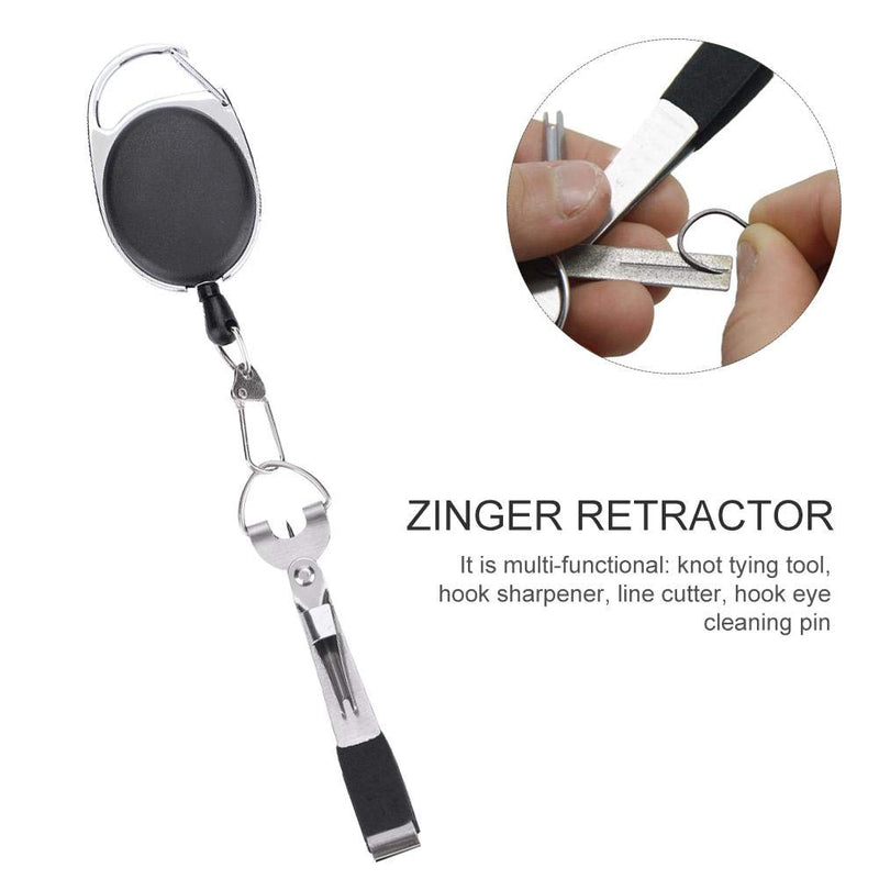 ZJchao Fishing Knot Tools Fishing Line Clipper Fishing Line Nipper with Retractor - BeesActive Australia