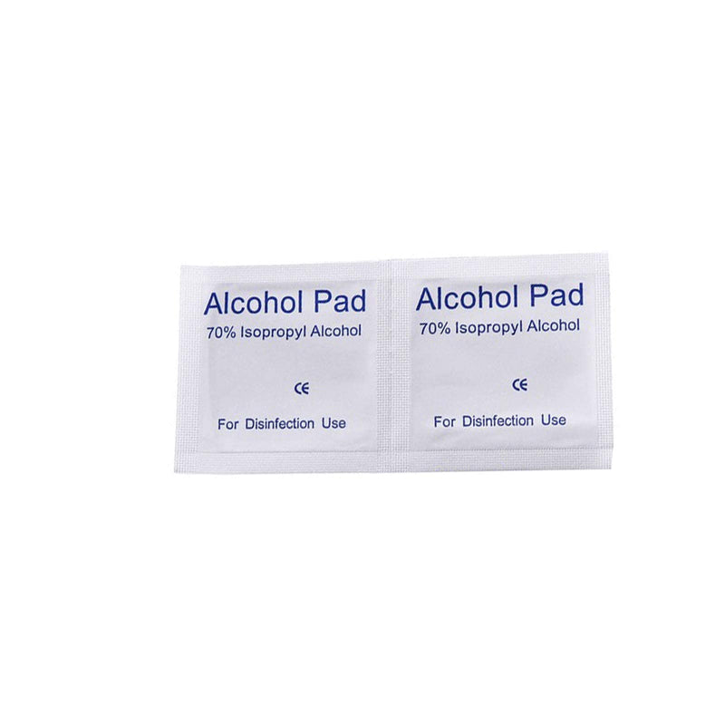 YNR 70% Alcohol Pre-Injection Isopropyl Wipes - Individually Wrapped First Aid Skin Cleaning Easy-Tear Sachet Wipes (100PCS) - BeesActive Australia