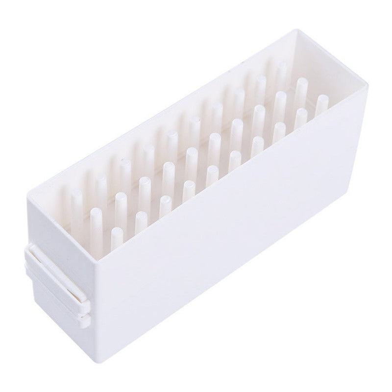 Gimiton Nail Drill Bits Holder Dustproof Stand Displayer Organizer Container 30 Holes Manicure Tools Acrylic Cover case Manicure Tools - BeesActive Australia