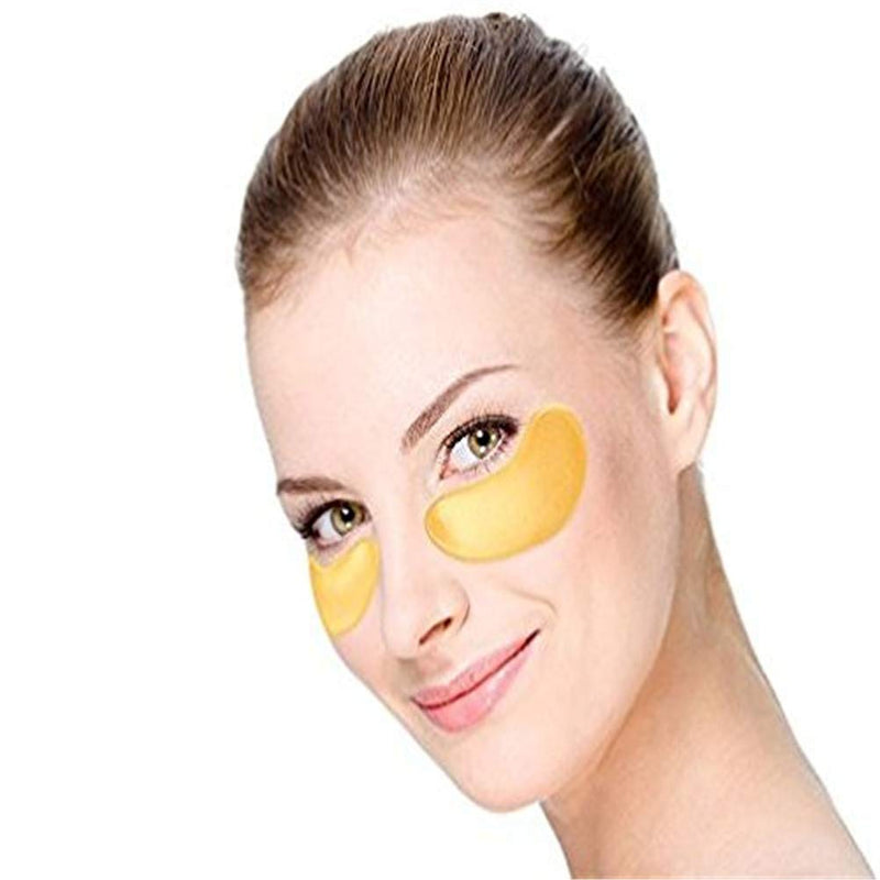 Jakuva 30 Pairs Collagen Gold Eye Masks Powder Crystal Gel Eye Masks For Anti Aging, Remove Bags, Anti Wrinkles, Moisturizing & Hydrating, Under Eye Patches (30 Pairs Gold) 30 Pairs Gold - BeesActive Australia