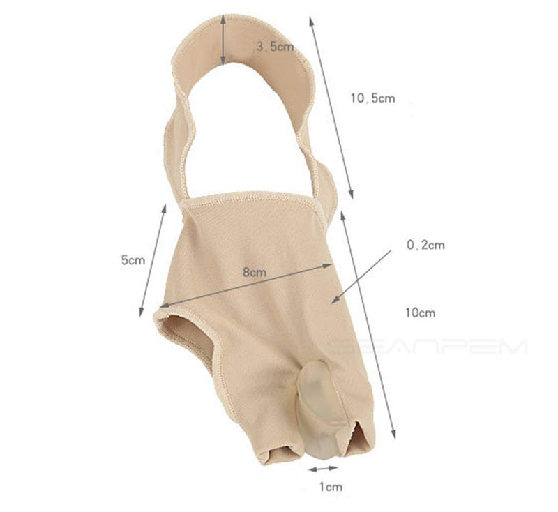 Bunion Straightener Protector Relief Sleeve w/Gel Bunion Stretchy Pads Cushioned Splint, Orthopedic Hallux Valgus Overlapping Corrector Bootie Guard Hammer Toe Pain Aid Surgery Treatment 2 Pc (L) L (Pack of 2) - BeesActive Australia