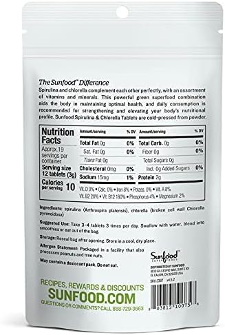 supirurina & Chlorella Tablets - BeesActive Australia