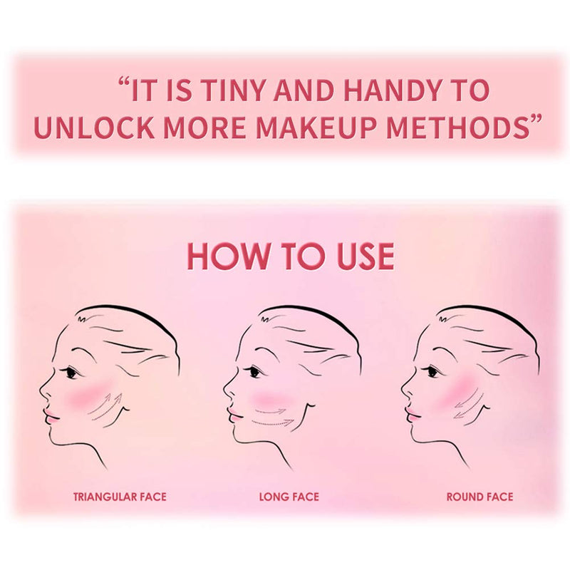 MEICOLY Highlight Contour Stick Face Highlighter Blush Waterproof Glow Subtle Shimmer Cream Pen Chubby 3D Brighten Makeup,3pcs Set - BeesActive Australia