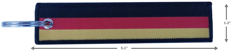 JAVD Flag Keychain Tag with Key Ring Germany - BeesActive Australia