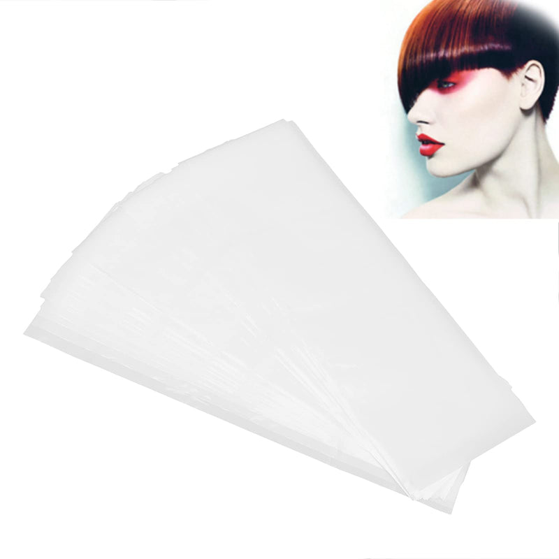 100Pcs Hair Coloring Plastic Paper Meche Strips Professional Hair Coloring Sheet Hair Highlighting Strips Reusable Perming Dyeing Separating Sheet - BeesActive Australia