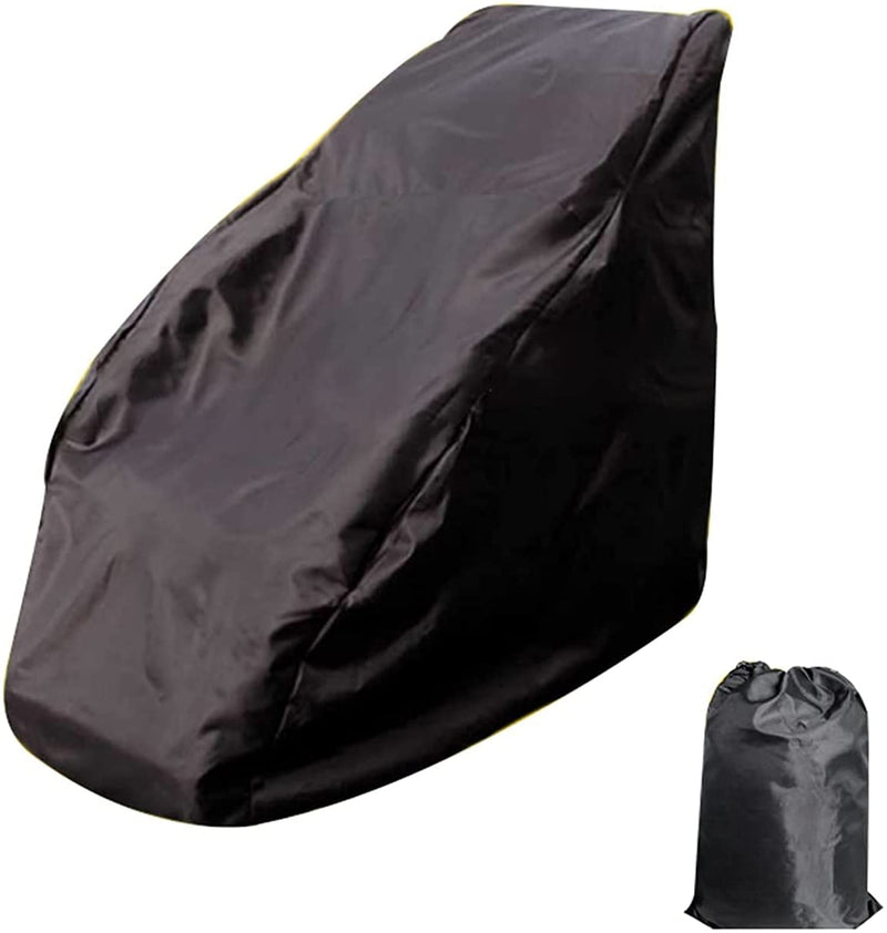 COOSOO Full Body Shiatsu Massage Chair Cover Waterproof Dustproof Protector Cover Universal Zero Gravity Single Recliner Chair Cover Folding with Zipper (160 x 100 x 140cm/63 x 39 x 55inch, Black) 160 x 100 x 140cm/63 x 39 x 55inch - BeesActive Australia
