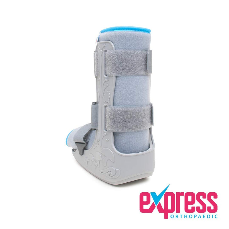 Express Orthopaedic® - Medically Approved Protective Cast Boot/Fracture Boot For Kids - Post-Op, Foot & Ankle Injuries - Unisex Bilateral Design - 1 UNIT (MEDIUM - Kid's UK Shoe:8-11) MEDIUM - Kid's UK Shoe:8-11 - BeesActive Australia