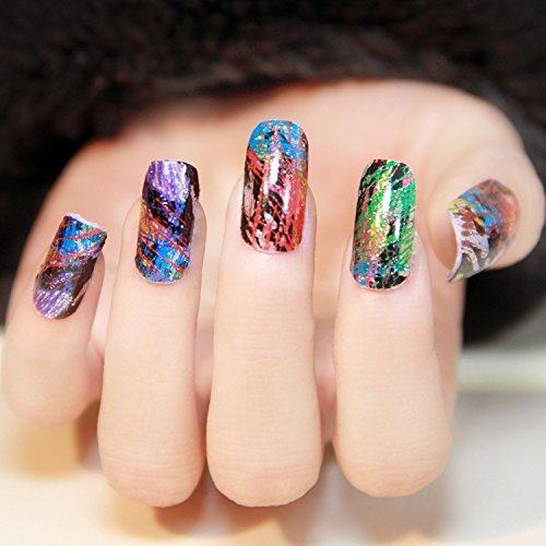 Professional 2PCS Galaxy Star Nail Art Glue for Foil Sticker Nail Transfer Tips Decorations Adhesive White 8ml - BeesActive Australia