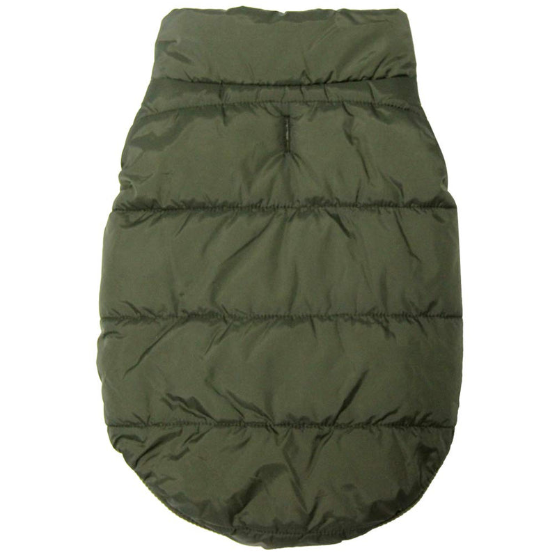 JoyDaog Fleece Lined Warm Dog Jacket for Puppy Winter Cold Weather,Soft Windproof Small Dog Coat Small (Pack of 1) Green - BeesActive Australia