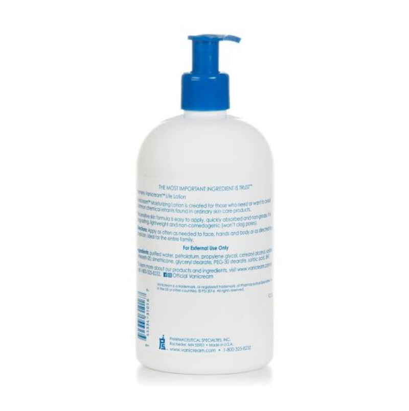 Vanicream Moisturizing Lotion with Pump | Fragrance and Gluten Free | For Sensitive Skin | 16 Ounce (Pack of 1) 1 Pound (Pack of 1) - BeesActive Australia