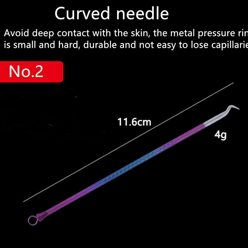 Color Blackhead Tool Kit, Stainless Steel Acne Needles Double Side Spot Squeezer Tool, Pimple Popper Tool Kit, Whitehead Removal - BeesActive Australia