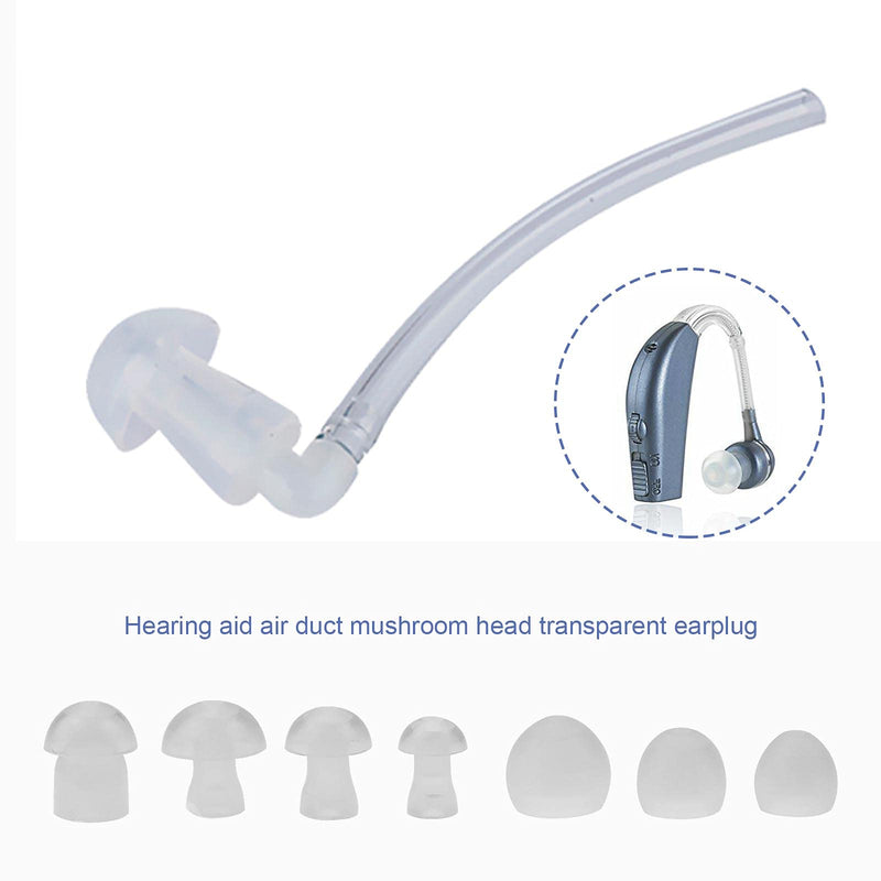 35pcs Mushroom Hearing Aid Domes Silicone Universal Domes for Hearing Aids Earbud Replacements and BTE Hearing Sound Amplifiers - BeesActive Australia
