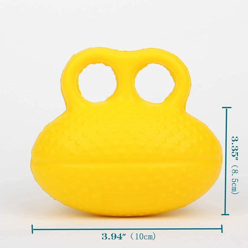 Finger Ball Exerciser Grip Ball Strength Squeeze Stress Balls for Hand, Finger Grip Strengthening Exercise for Hand Yellow - BeesActive Australia