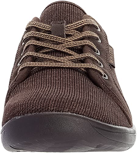 WHITIN Men's Minimalist Barefoot Sneakers | Wide fit | Zero Drop Sole | Upgraded Footbed 10 Brown ( Blended ) - BeesActive Australia