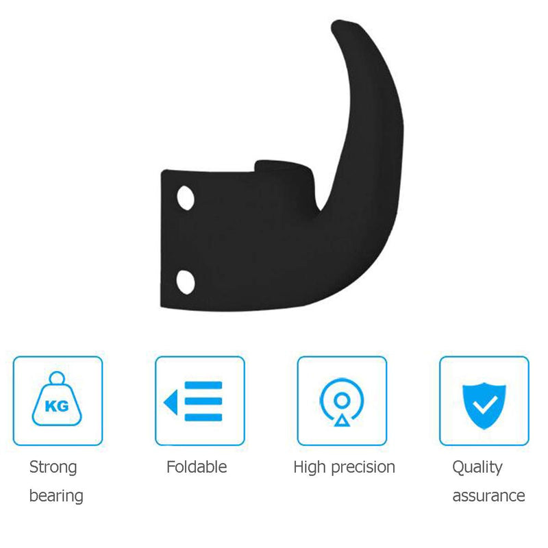 HUIKANGSHENG Handy Hanger Hook Solid Plastic for Ninebot Scooter Hanging Pothook Accessories for Segway Ninebot Max E-Scooter,Black - BeesActive Australia