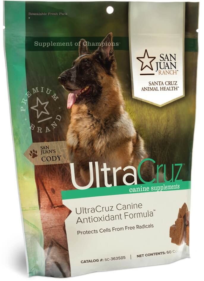 UltraCruz Canine Antioxidant Supplement for Dogs, 60 Tasty Chews - BeesActive Australia