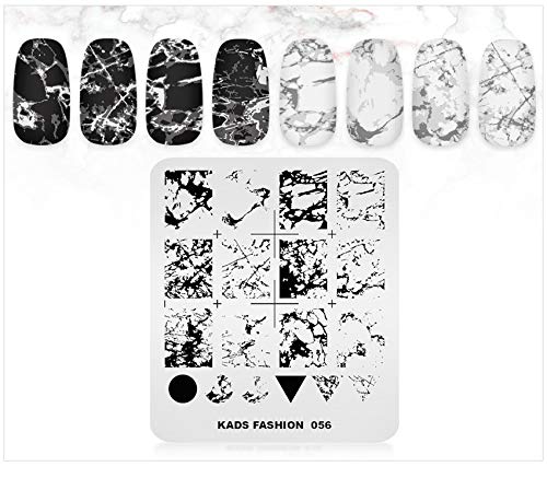 KADS Nail Art Stamping plate Nail Template Nail Art Design Tool Nail DIY Design Image Plate (FA056) FA056 - BeesActive Australia