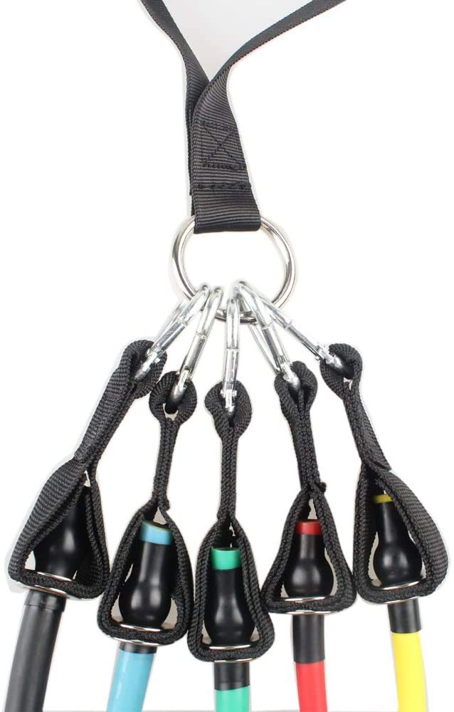 AIKESIWAY Exercise Cable Handles,Cable Machine Attachment Handles,Cable Handles Compatible with Cable Machines,Super Strong Nylon Webbing for Resistance Training(1 Pairs) - BeesActive Australia