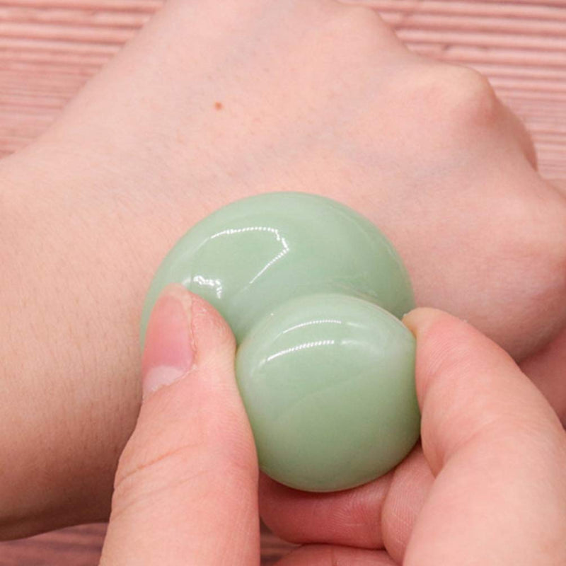 OSALADI 2Pcs Gua Sha Facial Tools, Green Jade Quartz Mushroom Face Massage Gua Sha Rollers Stones Scraping Massage Tool for Women Home Spa - BeesActive Australia