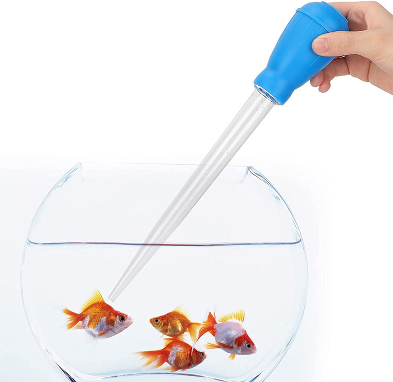 Pssopp Fish Tank Pipette Dropper Aquarium Gravel Cleaner Waste Remover Changer Aquarium Dropper Pipette Feeder Water Transfer Tool with Extension Tube - BeesActive Australia