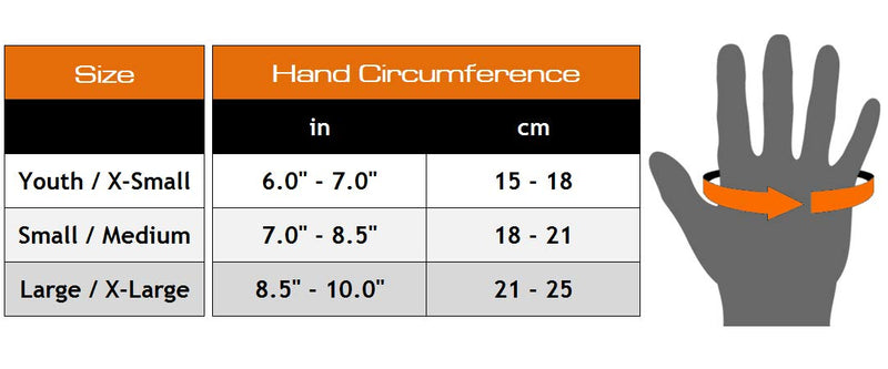 [AUSTRALIA] - Meister Gel-Padded ProWrap Hand Wrap Gloves (Pair) Small / Medium 