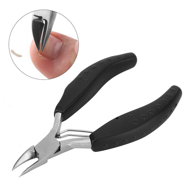 【𝐁𝐥𝐚𝐜𝐤 𝐅𝐫𝐢𝐝𝐚𝒚 𝐋𝐨𝒘𝐞𝐬𝐭 𝐏𝐫𝐢𝐜𝐞】Nail Cutter, Easy To Trim Comfortable To Hold Toenail Clipper, for Home Salon Shop Manicure Store Beauty Salon(black) - BeesActive Australia