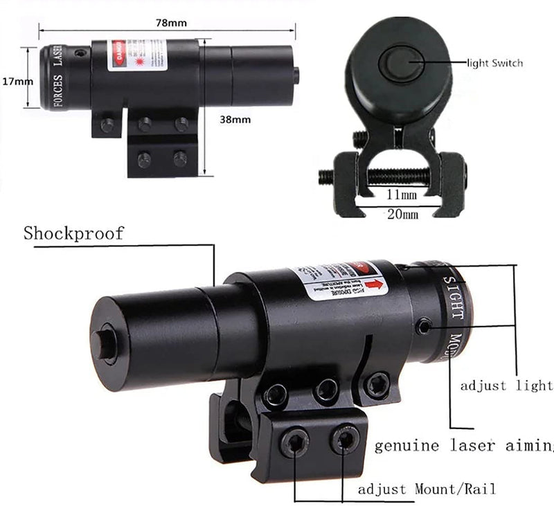 Gotical Green Laser Sight Beam Dot Sight Scope Tactical Picatinny Sight Scope - BeesActive Australia