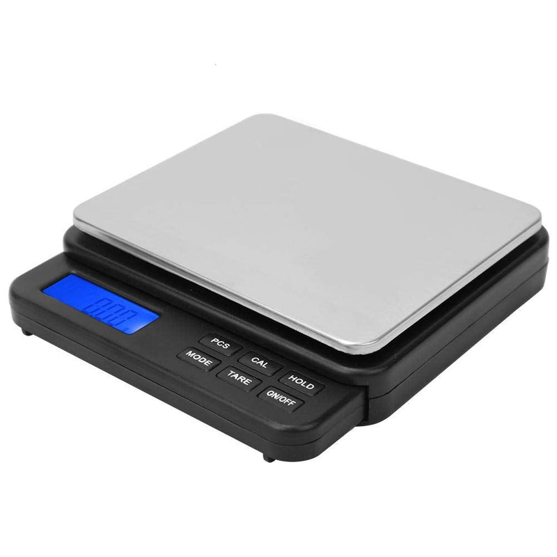 Weighing Scale 1000g/0.01g High Precision Digital Mini Scale,Kitchen Scale Electric Scale,for kitchens, laboratories,etc(Black) - BeesActive Australia