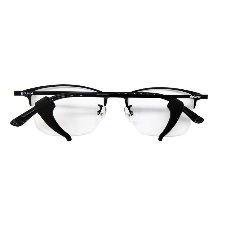 3 Pairs Anti-Slip Ear Hook Grip Glasses Accessories Ear Hook Eyeglass Temple Tip for Sunglasses and Glasses (Black) Black - BeesActive Australia