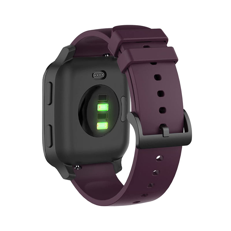 TenCloud Replacement Bands Compatible with FirYawee Smartwatch Band for Men Women Waterproof Breathable Lightweight Silicone Wristbands for FirYawee Smartwatch (Navy,Black,Purple,White,Pink,Teal) Navy,Black,Purple,White,Pink,Teal - BeesActive Australia