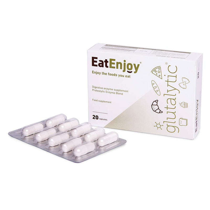 EatEnjoy Glutalytic - Gluten Intolerance Pills, Gluten Tablets, Capsules, Gluten Supplements - BeesActive Australia