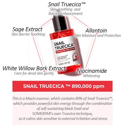 [SOME BY MI] Snail Truecica Miracle Repair Starter Kit (Gel Cleanser 30ml+Toner 30ml+Serum 10ml+Cream 20g) - BeesActive Australia