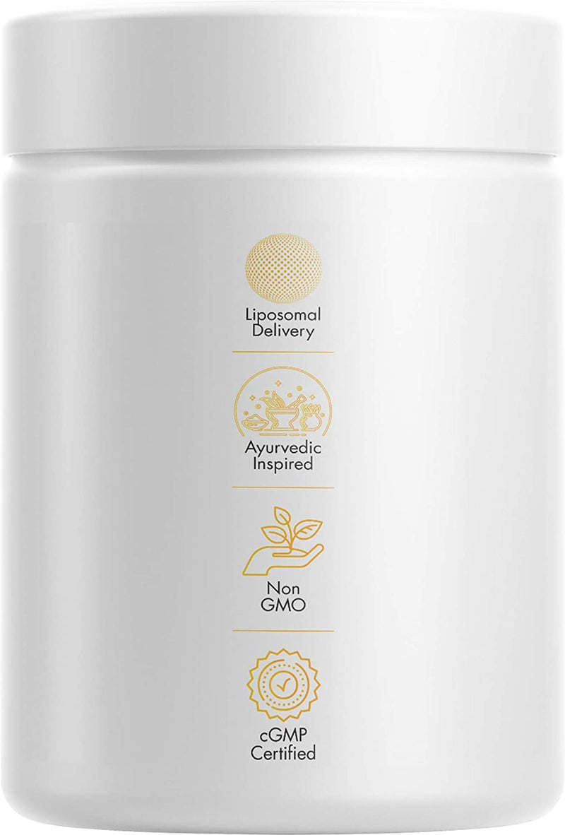 Codeage Fermented Turmeric with Essential Oils + Digestive Bitters + Adaptogenic Herbs for Improved Absorption, Joint Support, Stress Relief Supplement, Turmeric Curcumin, 90 Capsules - BeesActive Australia