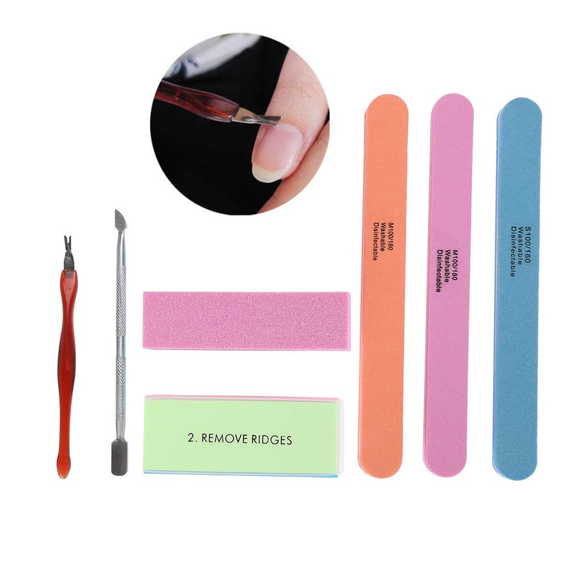 Manicure Set Professional Nail Polisher Nail Files Buffer Kit Dead Skin Pusher Cuticle Removal Nail CareTool for Fingernails and Toenails - BeesActive Australia