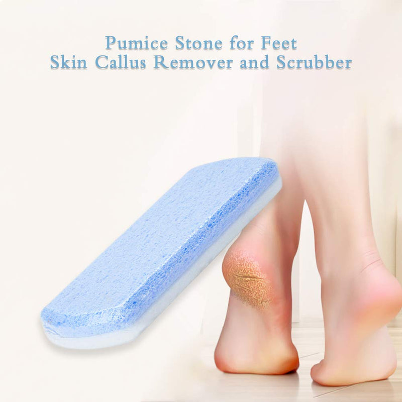 Novsix Pumice Stone for Feet, Hands and Body, Callus Remover and Foot scrubber Pack of 4 - BeesActive Australia