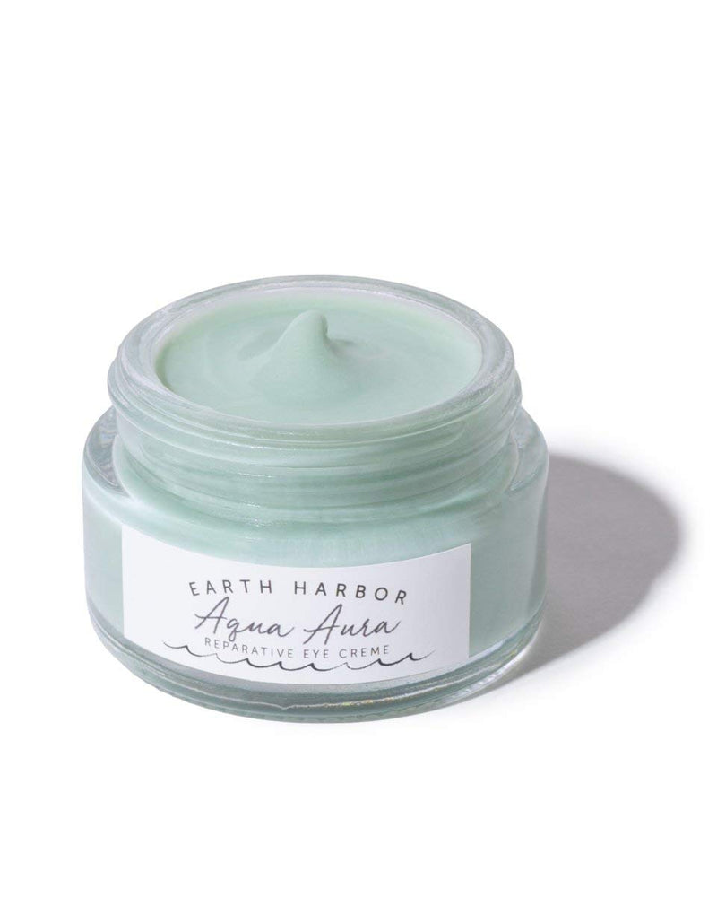 Earth Harbor | AQUA AURA Reparative Eye Creme | Renew & Nourish | Blue Tansy + Seaweed Collagen | Plant-Based and Ethical Trade | 1/2 oz - BeesActive Australia