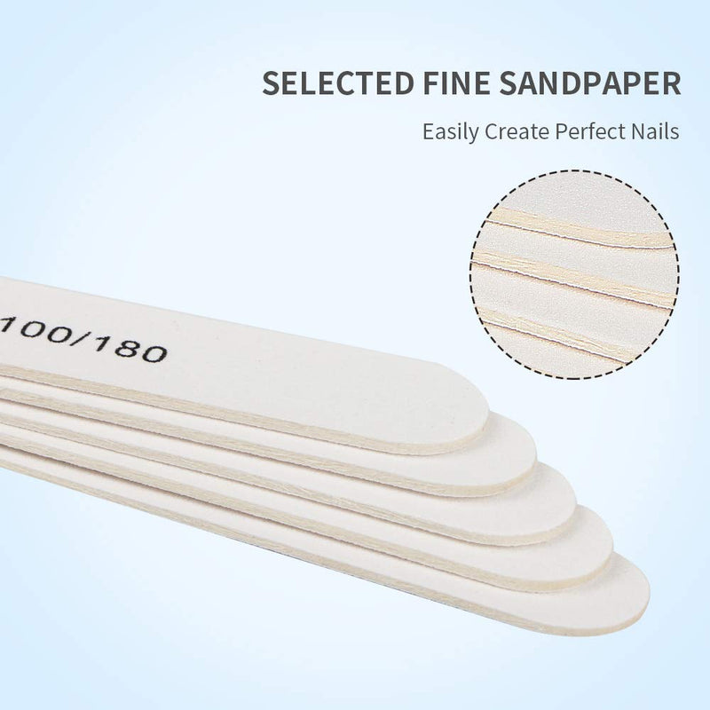 SOFYE Nail Files Professional Nail Files Double Sided Emery Board and Polisher Manicure Tools Kit 16 Pcs (V 3.0)… - BeesActive Australia