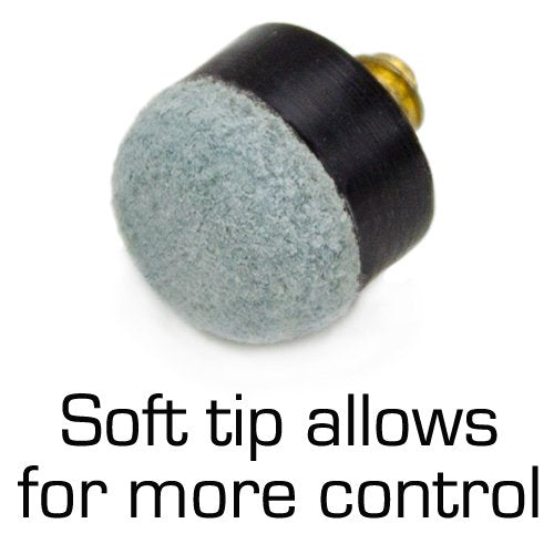 Lot of 10 12mm Soft-tip Brass Screw-on Pool Cue Tips by Felson Billiard Supplies - BeesActive Australia