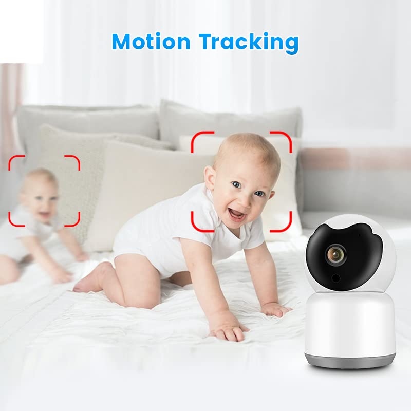 Baby Monitor Camera, 3MP Indoor Wireless Security Camera for Home, WiFi Pet Camera for Dog and Cat, 2 Way Audio, Night Vision, Humanoid Detection Alarm, Tuya Baby Monitor Camera. - BeesActive Australia