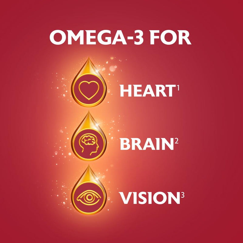 Seven Seas Omega-3 & Multivitamins Woman, With Biotin and Iron, 30-Day Duo Pack, 30 Omega-3 Capsules and 30 Multivitamin Tablets - BeesActive Australia