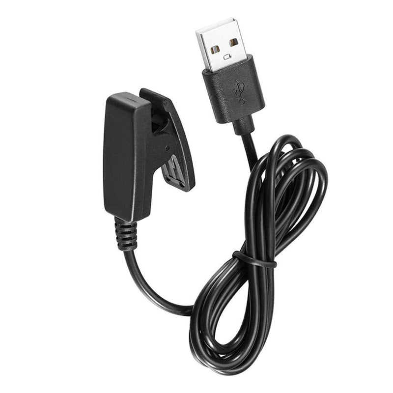 Charging Clip Compatible with Garmin Approach S20/G10 GPS Golf Watch and Forerunner 230 235 630 35 35J 645 735xt GPS Running Watch, USB Data Sync Charge Cradle Dock Charger Clip Charging Cable - Black - BeesActive Australia