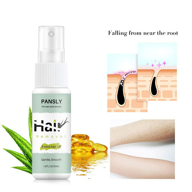 Hair Removal Spray Foam For Women and Man, 8 Minutes Gentle Hair Removal Cream for Underarm, Arm, Leg, Bikini Areas, 30ML - BeesActive Australia