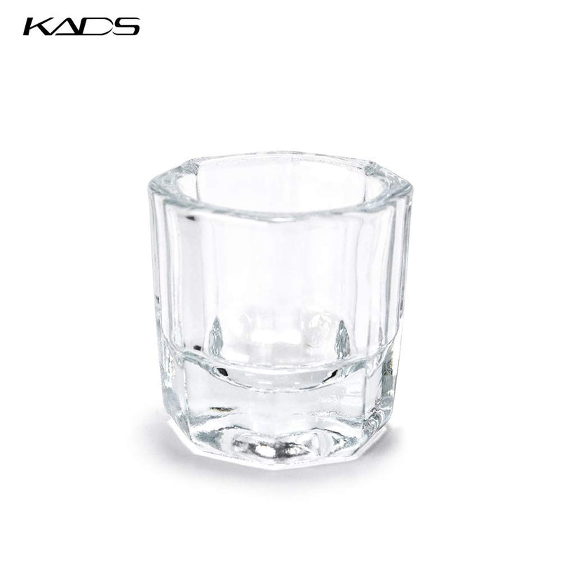 KADS Glass Dappen Dish/Lid Bowl Cup Crystal Glass Dish Nail Art Tools Acrylic Nail Art Equipment Mini Bowl Cups Nail acrylic liquid cup Size4 - BeesActive Australia