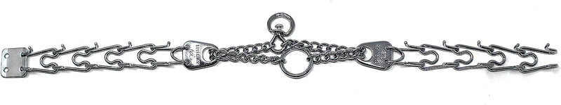 Herm Sprenger Prong Dog Training Collar Ultra-Plus Chrome Plated Steel Pet Pinch No-Pull for Dogs Anti Pull Made in Germany 2.25mm x 13in Small Silver 16in x 2.25mm (neck size up to 13in) - BeesActive Australia
