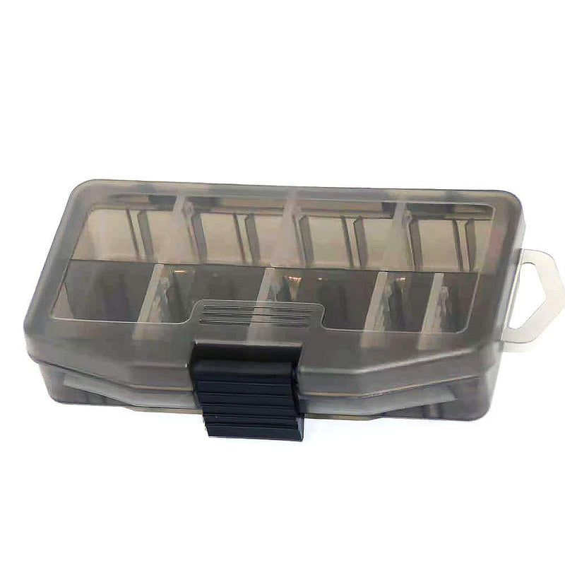 Removable Dividers Packs Tackle Trays，Clear Visible Plastic Fishing Tackle Accessory Box Fishing Lure Bait Hooks Storage Box - Lures Boxes Fork Tail - BeesActive Australia