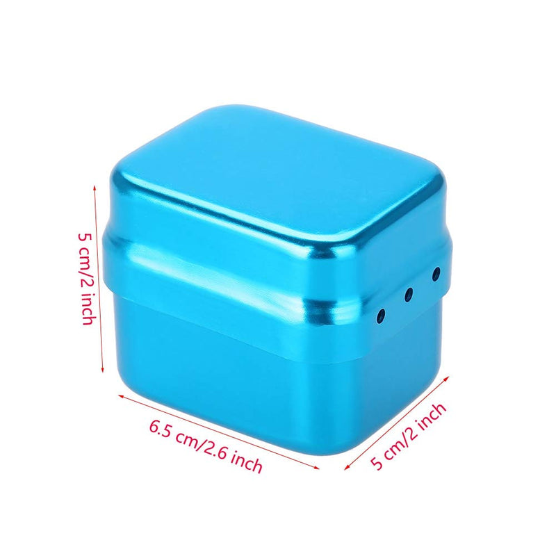 Disinfection Case, 30 Holes Sanitizer Disinfection Box Autoclave Disinfection Tool for Manicure File Care Tools Beauty Salons Hairdressers Nail Salons(blue) blue - BeesActive Australia